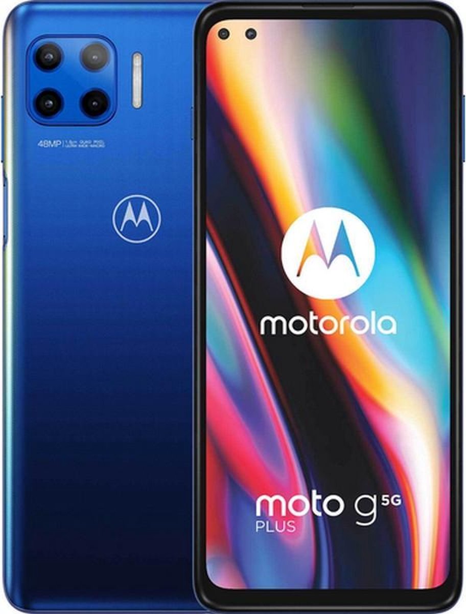 Motorola Moto G 5G Plus - 128GB - Surfing Blauw | bol.com