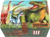 foto van Dino World schatkist met code