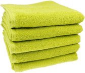 Möve Handdoeken Set 2 stuks - Duitse Top kwaliteit - 50x100 - Kleur : Lime/Appel