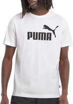 Puma Essentials heren sport T-shirt - Wit - Maat L