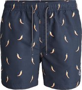 JACK&JONES JEANS INTELLIGENCE JJIBALI JJSWIMSHORTS AKM FUNNY FOOD Heren Zwembroek - Maat S