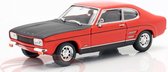Ford Capri MK I Rood / Zwart 1-43 Cararama