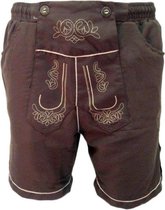 Partychimp Zwemshort Heren zwemshort lederhose Bruin - L