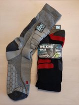 Wandelsokken 2 paar xtreme sockwear ademend coolmax maat 39/42