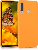 kwmobile telefoonhoesje voor Huawei P30 Lite - Hoesje voor smartphone - Back cover in saffraan