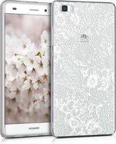 kwmobile telefoonhoesje voor Huawei P8 Lite (2015) - Hoesje voor smartphone - Bloemenzee design