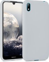 kwmobile telefoonhoesje voor Huawei Y5 (2019) - Hoesje voor smartphone - Back cover in mat lichtgrijs