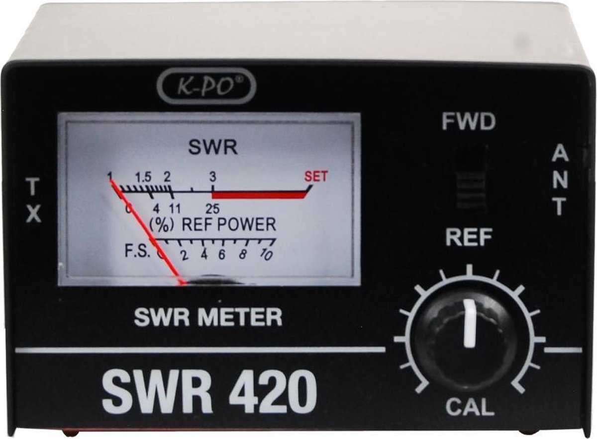 Kritiek Automatisch Onbeleefd K-PO SWR 420 SWR meter - CB radio | bol.com