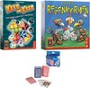 Afbeelding van het spelletje Spellenbundel Regenwormen + Keer op Keer + 2 x Kaartspel - Gigafan spelletjes - Spelletjesavond