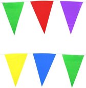 2 stuks Gekleurde Vlaggenlijn , 20 METER, Carnaval, Verjaardag, Feest