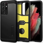 Spigen - Tough Armor Samsung Galaxy S21 Ultra Hoesje - Zwart