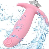 Happy Tears | Vibrerende buttplug | Anaalvibrator | Gevorderden | Unisex | Prostaatvibrator | Clitoris en G-spot stimulator | Fijne orgasmes | Licht - roze |