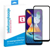 Telefoonglaasje Screenprotectors Geschikt voor Samsung Galaxy M11 - Volledig Dekkend - Gehard Glas Screenprotector Geschikt voor Samsung Galaxy M11 - Beschermglas van rand tot rand