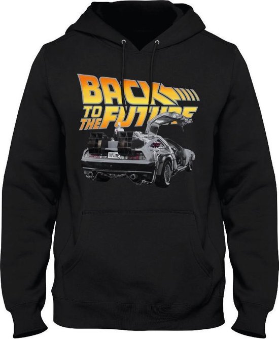 Back To The Future - Zwarte herensweater - L