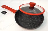 Meisterklasse Koekenpan Ø 24 cm met Deksel - Voor alle warmtebronnen, ook inductie