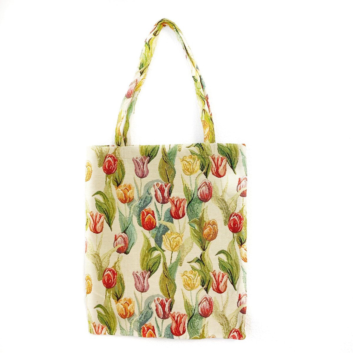 Boodschappentas Tulp - Tulpen - Tulips - Bloemen - Voorjaar - Lente - 35 x 42 cm