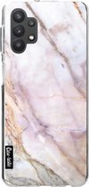 Casetastic Samsung Galaxy A32 (2021) 5G Hoesje - Softcover Hoesje met Design - Pink Marble Print