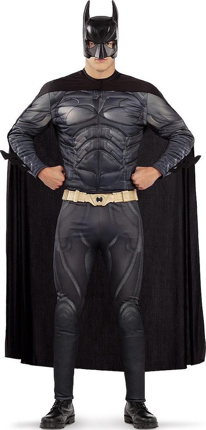 FUNIDELIA Batman kostuum voor mannen The Dark Knight - Maat: XXXL - Zwart