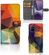 Leuk Hoesje OnePlus 8T Smartphone Cover Polygon Color