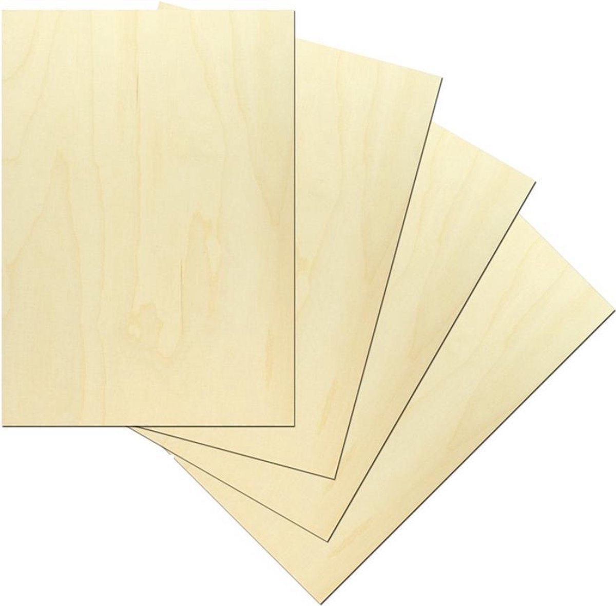 aankleden Zonsverduistering krans Greenbasic® - Figuurzaag hout A4 formaat 10 stuks - Berken triplex hout 3mm  - Triplex... | bol.com