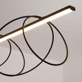 Hanglamp Zwart LED Metalen Ganglamp Design Plafondlamp
