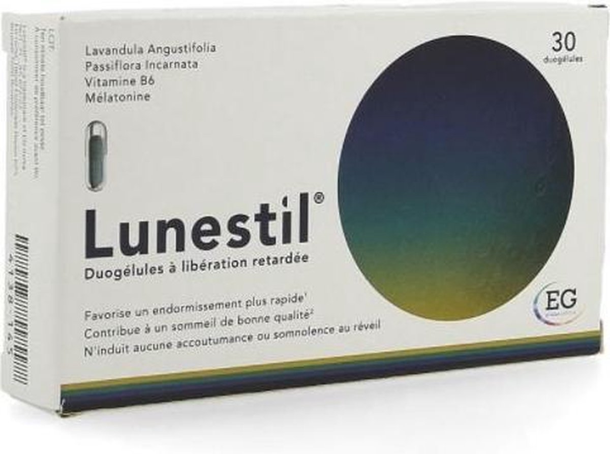 Lunestil Duocaps 30 caps met Melatonine en Passiflora