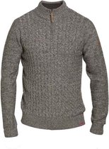 Duke 555 Louis-1 Trui Bruin/Taupe Maat 5XL KIngsize