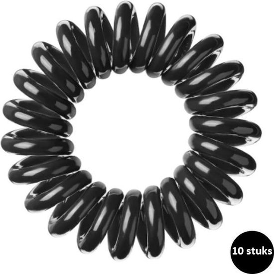 hulp in de huishouding Makkelijker maken bekken Invisibobble - Haarelastiekjes - Haarbandjes - 10 stuks - zwart | bol.com