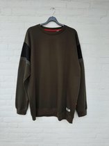 Duke 555 Clermont-1 Sweater Groen/Khaki Maat 4XL Kingsize