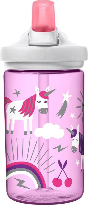 CamelBak Eddy+ Kids - Drinkfles - 400 ml - Lila (Unicorn Party) - Camelbak