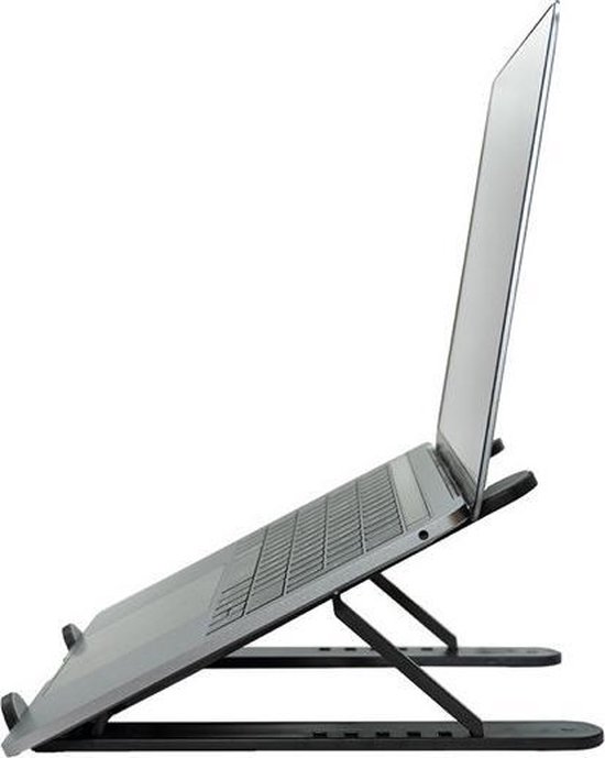Casecentive Aluminium Foldable Laptop Stand zwart