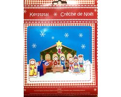 Kerststal - Knutselpakket - Kerst - Kerstdecoratie - Knutselen
