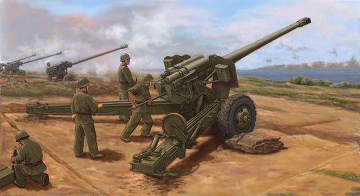Military Pla Type 59 130 Mm Tower Field Gun