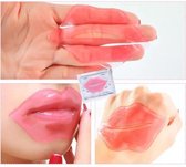 Collageen Hydraterend Lipmasker | Natuurlijke hyaluronzuur Lip Patches Set voor Droge en Gesprongen Lippen maskers 5 stuks