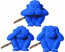 Pusher - MINI MONKEYS - Keychain Monkey Set of 3