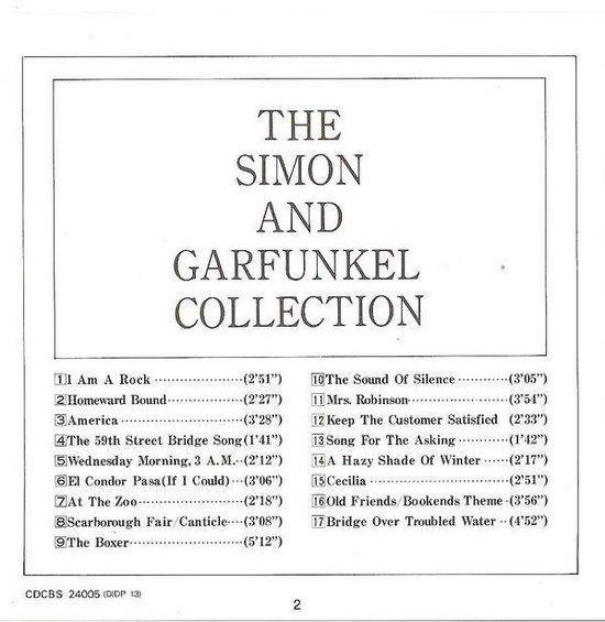 The Simon And Garfunkel Collection: 17 Of Their All-Time Greatest Recordings - Simon & Garfunkel