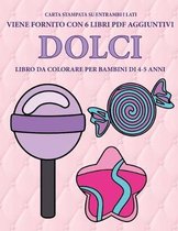 Libro da colorare per bambini di 4-5 anni (Dolci)