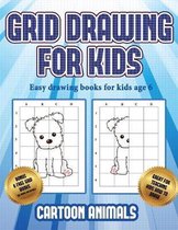 Easy drawing books for kids age 6 (Learn to draw cartoon animals)