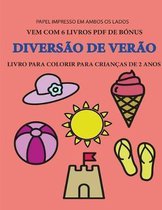 Livro para colorir para criancas de 2 anos (Diversao de Verao)