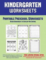 Printable Preschool Worksheets: Mixed Worksheets to Develop Pen Control (Kindergarten Worksheets)