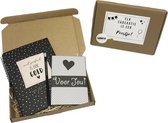 Brievenbus cadeau - Vrolijk -Brievenbus pakket - Zeep - Valentijn - Borrelpakket - Chocolade -Snoep - Vrouwen cadeau - Geschenkset vrouwen - Cadeaupakket - Cadeau - Giftset - Goedkope cadeaut