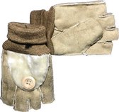 OPENVINGER handschoenen BIKER van BellaBelga - beige