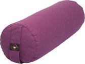 Yoga bolster eco aubergine rond - Lotus