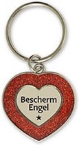 Glitter Sleutelhanger - Beschermengel