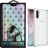 Backcover Anti-Shock TPU + PC - Telefoonhoesje - Hoesje  Samsung Note 10 - Transparant