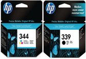 HP 339+344 - Inktcartridge / Zwart / Kleur
