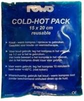 Cold-hot pack Rowo 15 x 20 cm. herbruikbaar, 4 stuks
