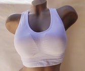Comfort bra - Beha 6487 van Viscose met dunne schouderbandjes XL/XXL wit