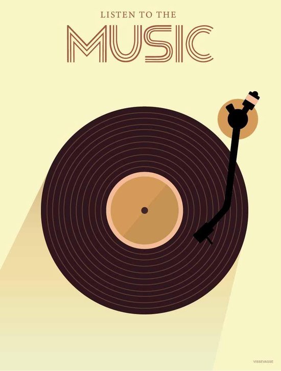 ViSSEVASSE Listen To The Music - Poster - M