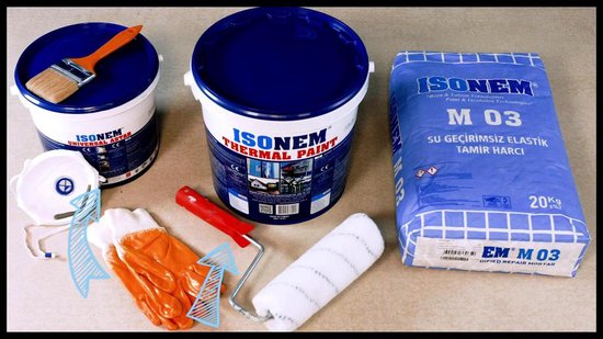 ISONEM® Thermal Paint Speciale Thermische verf Muur & Plafond Verf -... |